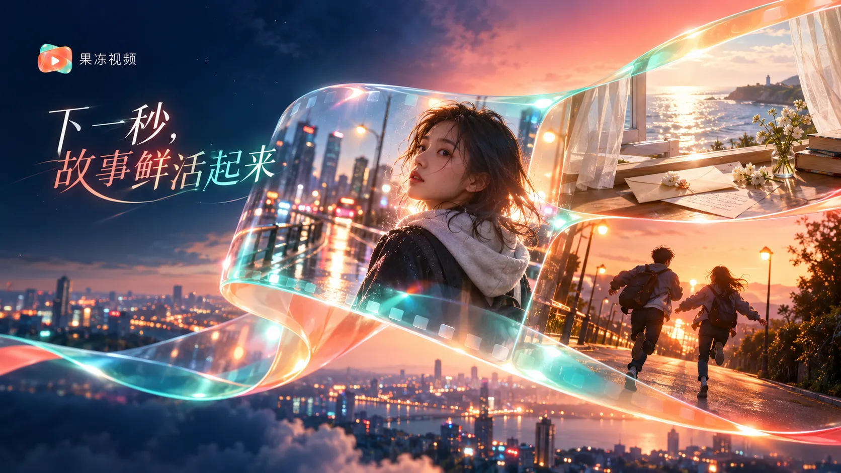 短片影像中由光影和空间组成的画面